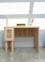 Live Edge Desk, Japandi Furniture, College Gift - Raptin - thumbnail 1