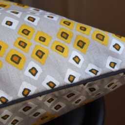 Cotton Cushion Cover With Piping 40x40 cm - thumbnail 3