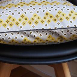 Cotton Cushion Cover With Piping 40x40 cm - thumbnail 4