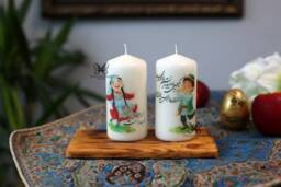 Haft Sin Candle, Persian New Year, Happy Nowruz, Haft Seen Candle, Sofreh Haftseen, Persian Handmade Candle?? ?????? ???? ?????? ?????????? , ?????????? - thumbnail 1