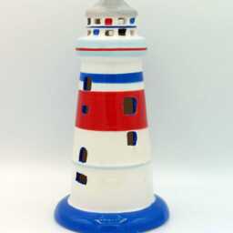 Led Ceramic Nautical Lighthouse - thumbnail 2