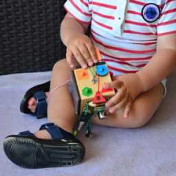 Educational Toy 2 Years Old Toddler Gift Travel Busy Cube Activity Board Nephew Gifts Baby Boy - thumbnail 3