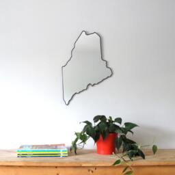 Maine Mirror/Wall State Outline Silhouette Me Art Shape Accent - thumbnail 2