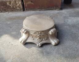 Capital Candleholder - Pick Your Color Candle Riser Pedestal Top Shabby Chic Pillar Holder Fleurdelisjunkie - thumbnail 1