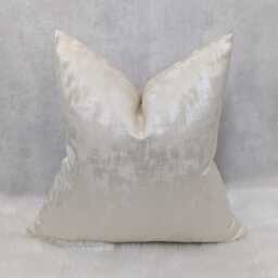 "Ivory Cream Cushion Cover ""Phoenix" - thumbnail 1