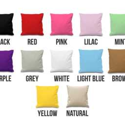 Personalised Cushion, Custom Name Personalized Home Decor, Cotton Pillow Case Gift, Wedding Mothers Day Christmas Fathers - thumbnail 2