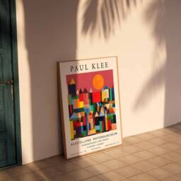 Paul Klee Poster, Castle & Sun, Exhibition Print, Abstract Wall Art, Bauhaus Decor, Modernist Art Gift, A1/A2/A3/A4 - thumbnail 3