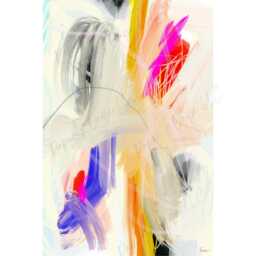 Color Glitch Art Print Modern Abstract Wall Decor - Digital Download - thumbnail 3
