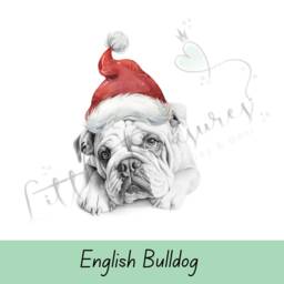 Personalised English Bulldog Christmas Ornament, Dog Bauble Decoration - thumbnail 2