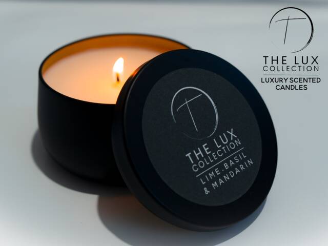 Various Fragrances Scented Candles 240Ml Black Tin Soy Wax Eco Friendly Vegan Gift Set Home Decor Candle Scent Fragrance Melt Xmas UK - image 1