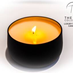 Various Fragrances Scented Candles 240Ml Black Tin Soy Wax Eco Friendly Vegan Gift Set Home Decor Candle Scent Fragrance Melt Xmas UK - thumbnail 2