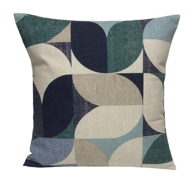 "Clarke & Reno Navy Mineral Cushion Cover 16"" 18"" 20"" 22"" 24" - image 1