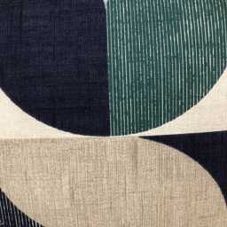"Clarke & Reno Navy Mineral Cushion Cover 16"" 18"" 20"" 22"" 24" - thumbnail 2