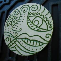 Hopi - Picasso Style Wall Art Ceramic Decor - thumbnail 3