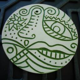 Hopi - Picasso Style Wall Art Ceramic Decor - thumbnail 2
