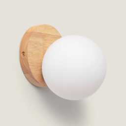 Sia - Wooden Wall Sconce Scandinavian Home Decor, Minimalist Vanity Light