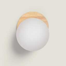 Sia - Wooden Wall Sconce Scandinavian Home Decor, Minimalist Vanity Light - thumbnail 4
