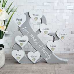Custom Mothers Day Sign, Personalized Family Plaque, First Gift From Son, 1st Presents For Mummy Gifts Baby - thumbnail 3