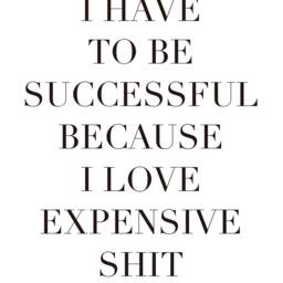 I Have To Be Successful Because Like Expensive Things Quote, Office Print, Funny Quote, Home Gift - thumbnail 3