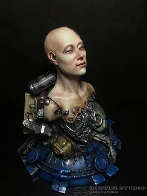 Alita Movie - Bust Resin Handmade Statue Model Kits Collectible Unique Sculpture Comic Book - image 1