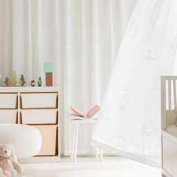 Embroidered Animal Kingdom Sheer Voile Curtain Custom Made-To-Measure Polyester - thumbnail 3