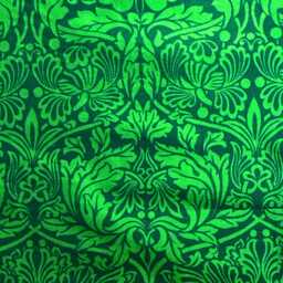Zoffany Printed Green 100% Silk Cushion Cover, Art Nouveau, Throw Pillow Homeware Decor - thumbnail 3
