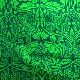 Zoffany Printed Green 100% Silk Cushion Cover, Art Nouveau, Throw Pillow Homeware Decor - thumbnail 3