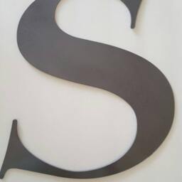 S. Large Metal Letter S Home Decor. Wall Art. Shelf Industrial Metal. Housewarming, Birthday Or Christmas Gift - thumbnail 2