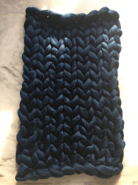 The Navy Baby Xxl Merino Wool Blanket - image 1