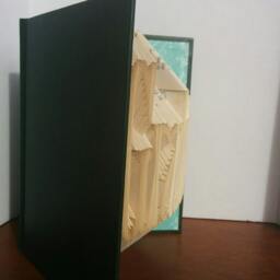 Graduate - Folded Book Art Fully Customizable, University Gift, High School - thumbnail 3