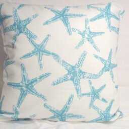 Coastal Blue Nautical Pillow Covers Set Of 4 - thumbnail 2
