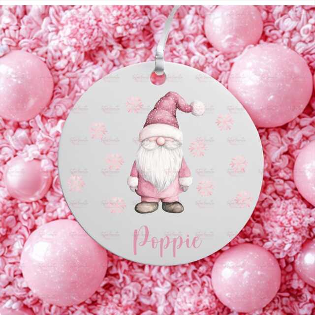 Personalised Kids Christmas Decoration - Granddaughter Gift Custom Bauble For Girls Stocking Filler Eve Box