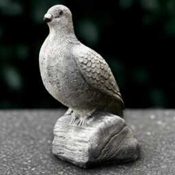 Concrete Dove Statue Stone Peace Bird Sculpture Handmade Garden Decoration Front Door Ornament Cement Symbolic Yard Art - thumbnail 1