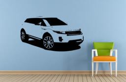 Sports Utility Vehicle Suv Truck Auto Car Window Wall Or Vinyl Peal & Stick Removable Sticker Decal L1425 - thumbnail 1