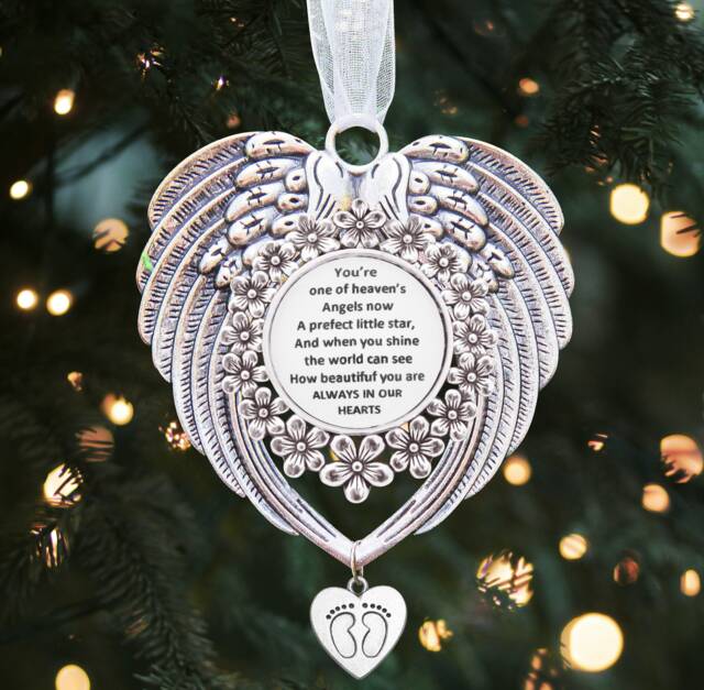 Baby Loss Memorial, in Loving Memory, Angel Baby, Miscarriage Christmas Gift Tree Decoration
