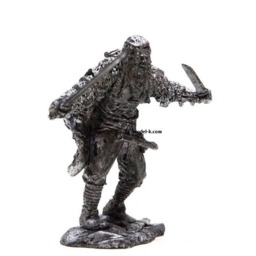 Tin 54mm Viking Berserk Ix-x Cent. 132 Scale Metalsculpture - thumbnail 4