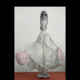 Eurovision Netta Barzilai Toy Song Souvenir Israel Singer Wire Mesh Sculpture Sanding Figurine Contemporary Housewarming Decor - thumbnail 2