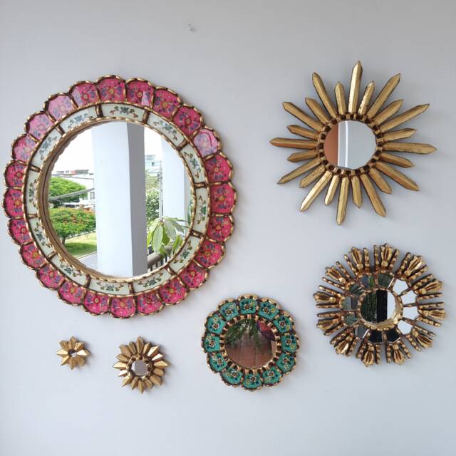 "Peruvian Mirrors ""Fuchsia Felicidad" - image 1
