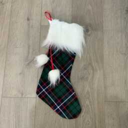 Hunter Tartan Christmas Stocking - thumbnail 3
