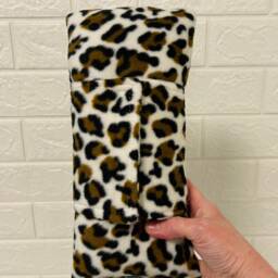 Large Leopard Soft Fleece Seatbelt Pillow Medical Chemo Port Gift Travel Mastectomy Cushion - thumbnail 2