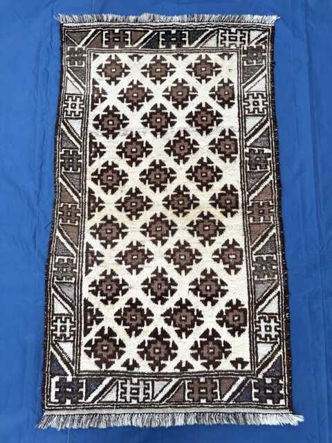 3x5.2 Ft, Turkmen Handmade Natural Dyes Wool Tribal Luxury High Pile Rug - image 1