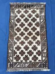 3x5.2 Ft, Turkmen Handmade Natural Dyes Wool Tribal Luxury High Pile Rug - thumbnail 1