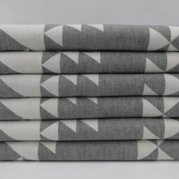 "Turkish Towel, Aztec Towel, Gray Towel, Bohemian Towel, Sauna Towel, Cotton Towel, Towel, Double Face Towel, 36""x67" - thumbnail 3