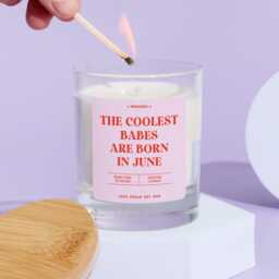 Funny June Birthday Candle Gift For Her Bestie Best Friend Rude Zodiac Personalised Party Decor 18Th 21st 30Th 40Th - thumbnail 3