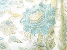 Porada Watermark -Window Valance/Lined, Corded /Rod Pocket Scalloped High End Designer Fabric From UK - thumbnail 2
