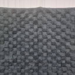 Beni Ourain Rug, Wool Moroccan Rug, Tufted Black Berber Carpet, Check Area Handmade Shag Custom Made Rug - thumbnail 2