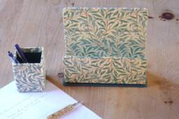 William Morris Letter Rack Willow Green - Office Collection & Stationery Handmade in England - thumbnail 1