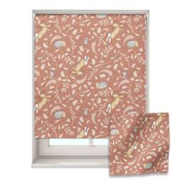 Pink Hedgehogs & Hares Roller Blind, Nursery Roller Blind, Guess How Much I Love You, Made To Measure, Blackout Blind