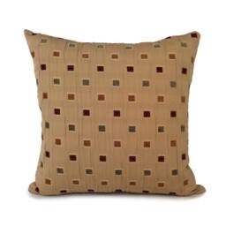 Ocher, Burgundy, Olive Green & Rust Pillow, Throw Pillow Cover, Decorative Cushion Accent Velour Blend - thumbnail 1
