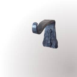 Curtain Rod Holder in Wrought Iron